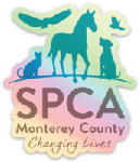 Click here for more information about SPCA Monterey County logo sticker (iridescent)